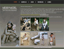 Tablet Screenshot of messymodel.com